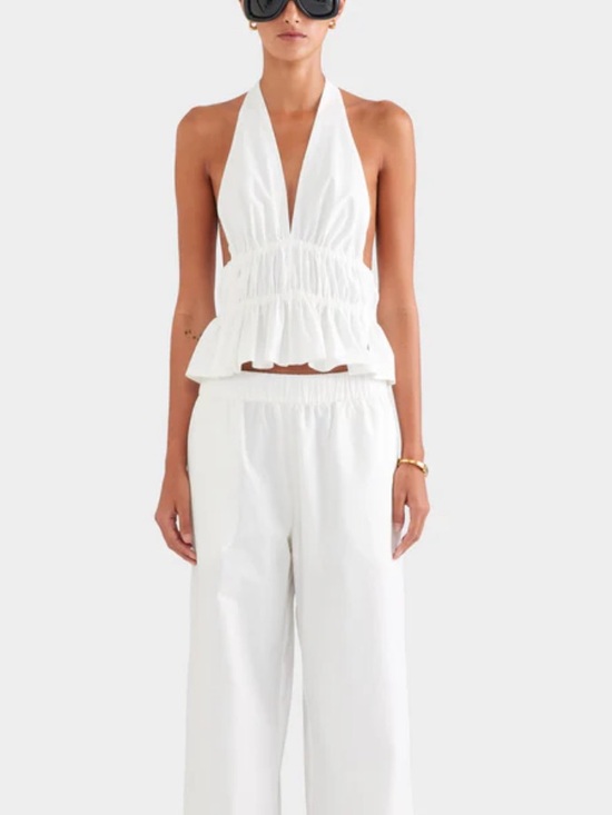 H&M Tops - White Halter Top